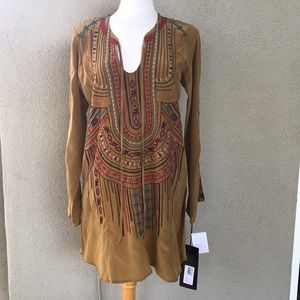 Johnny Was Biya Silk Tunic